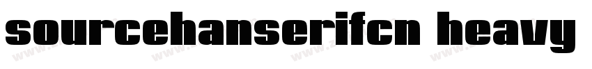 sourcehanserifcn heavy下载字体转换